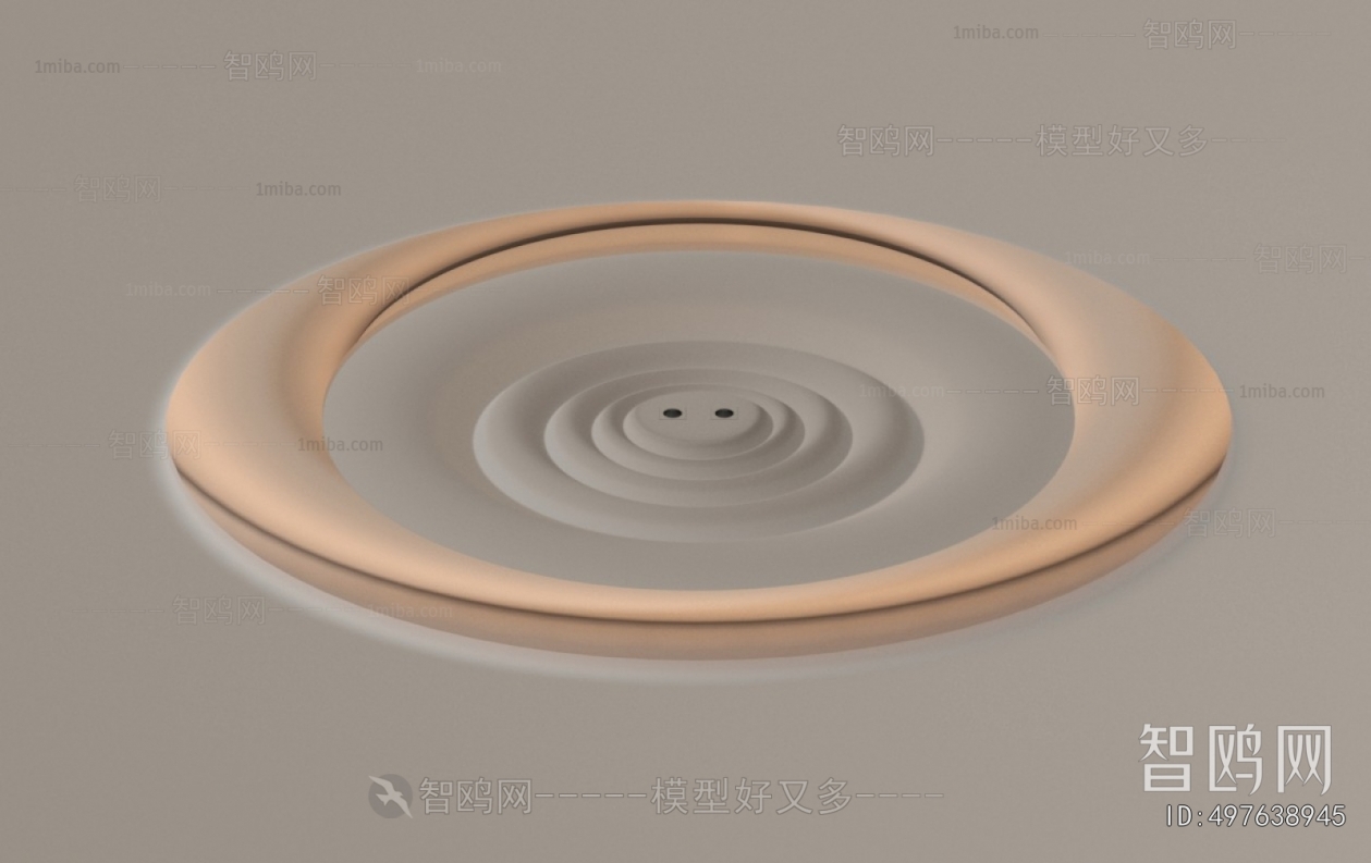 European Style Plaster Carved Top Plate