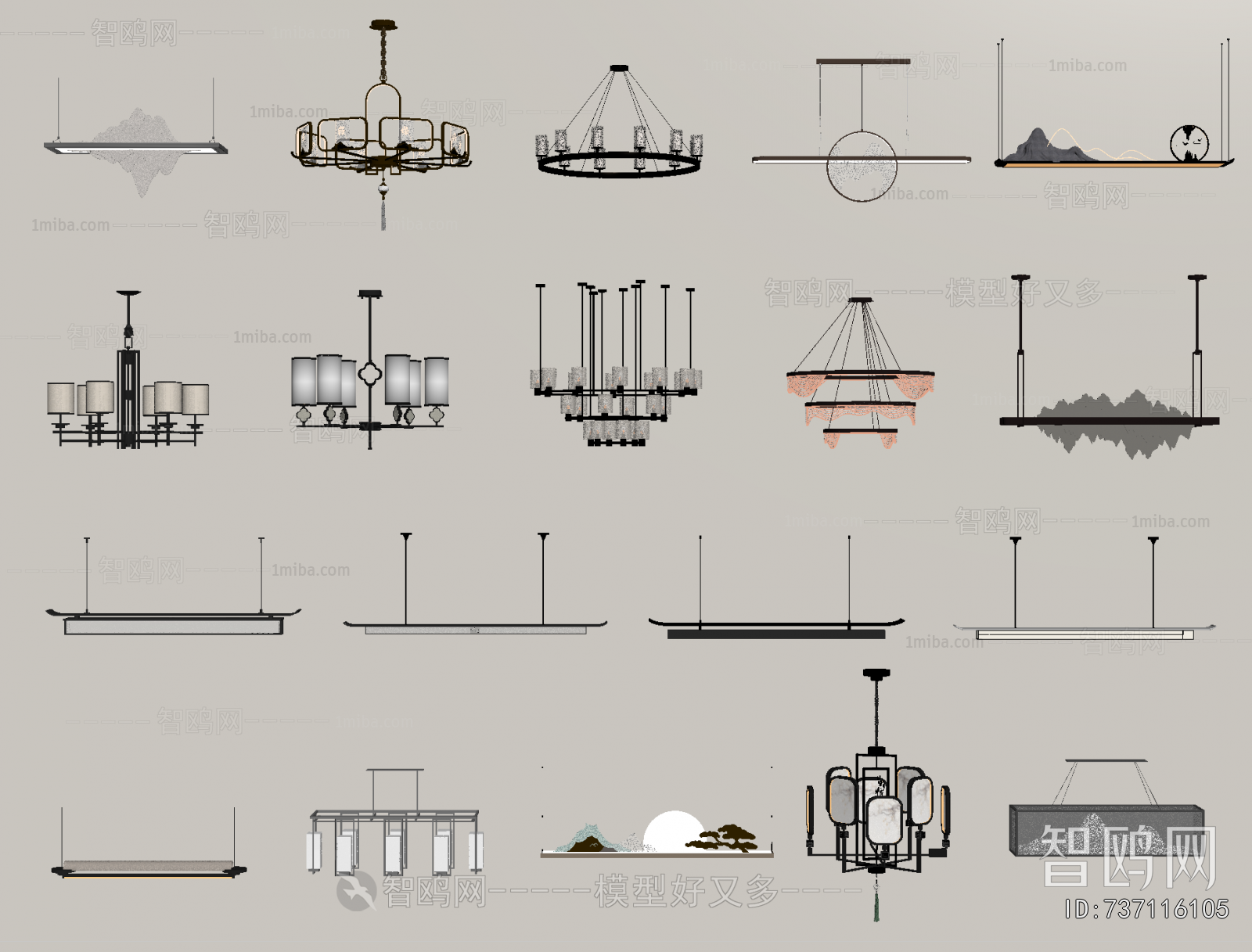 New Chinese Style Droplight