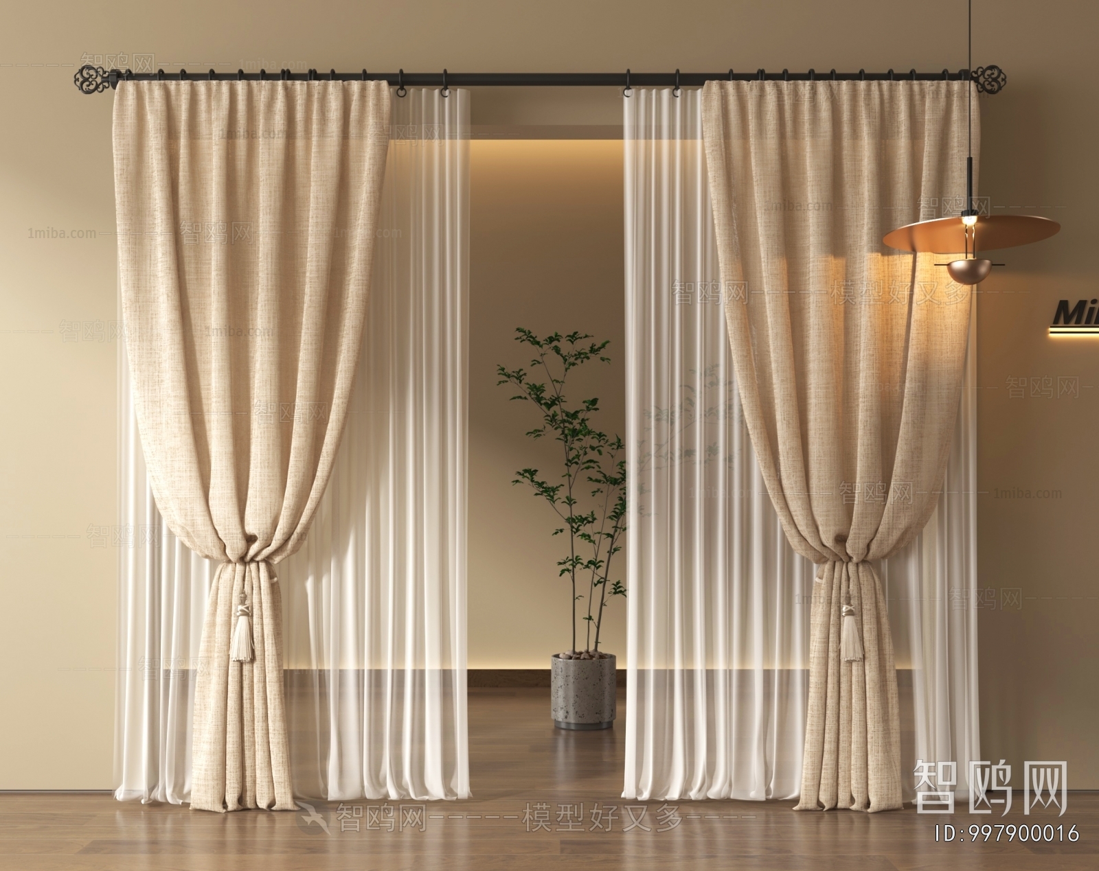 Modern The Curtain