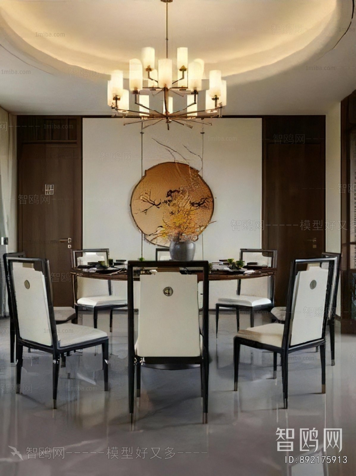 New Chinese Style Dining Room