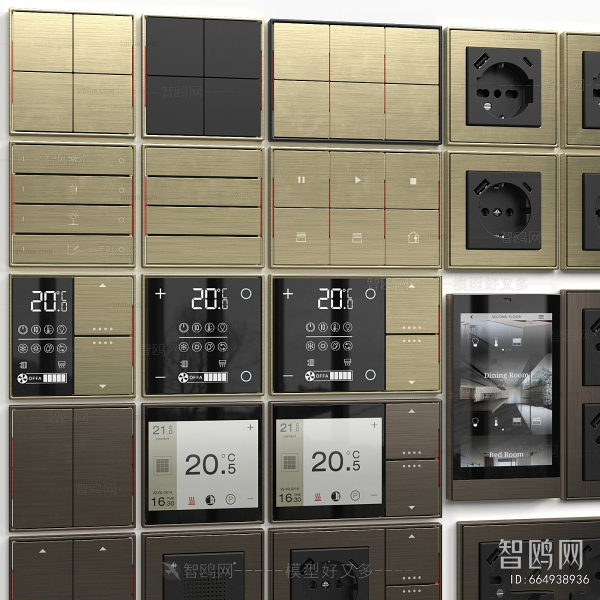 Modern Switch Socket Panel