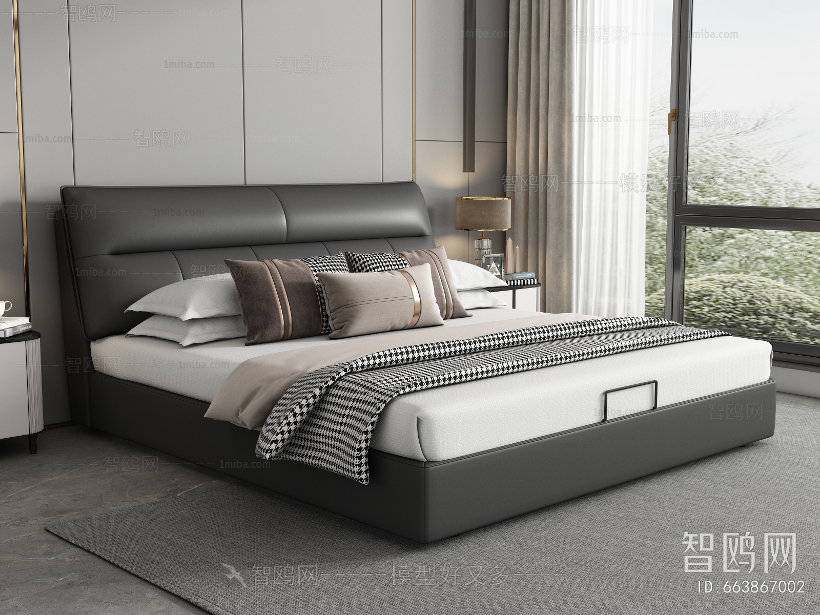 Modern Double Bed