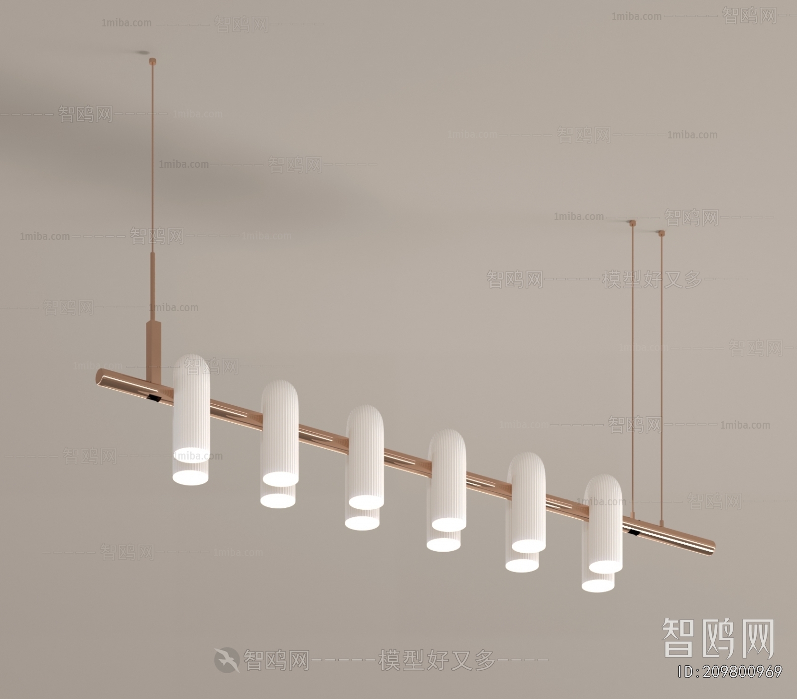 Modern Long Chandelier