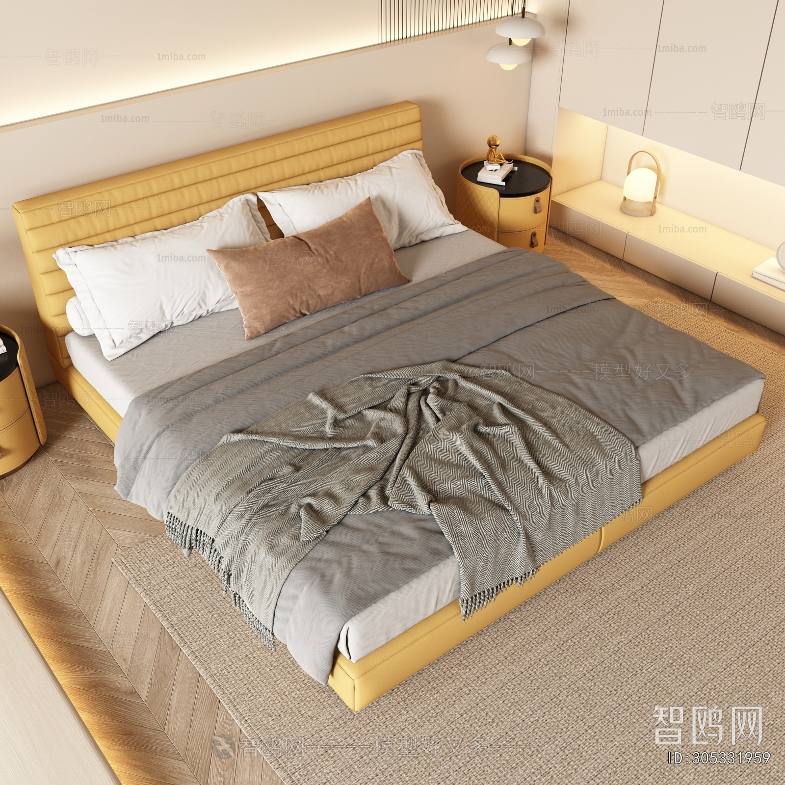 Modern Double Bed
