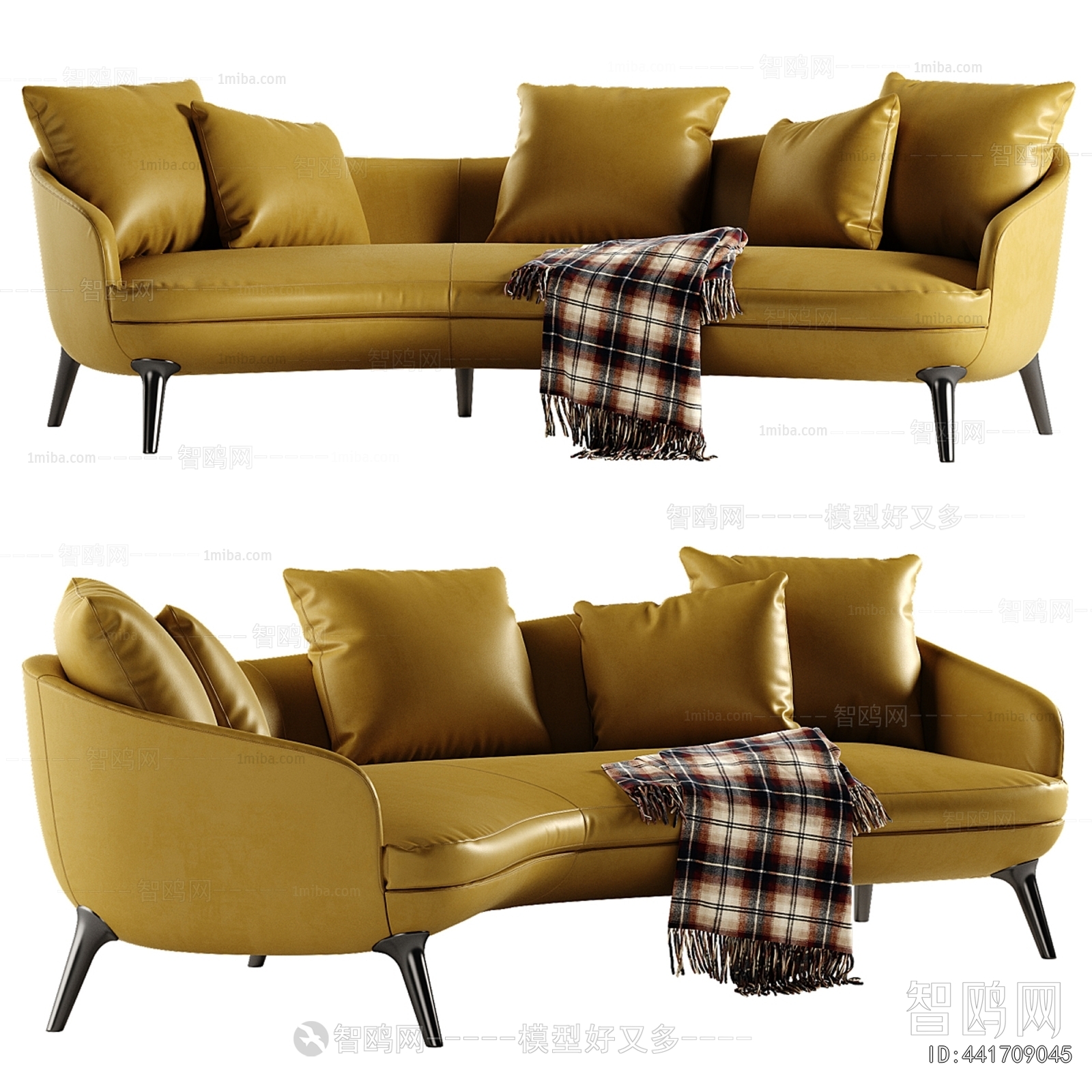 Modern Curved Sofa