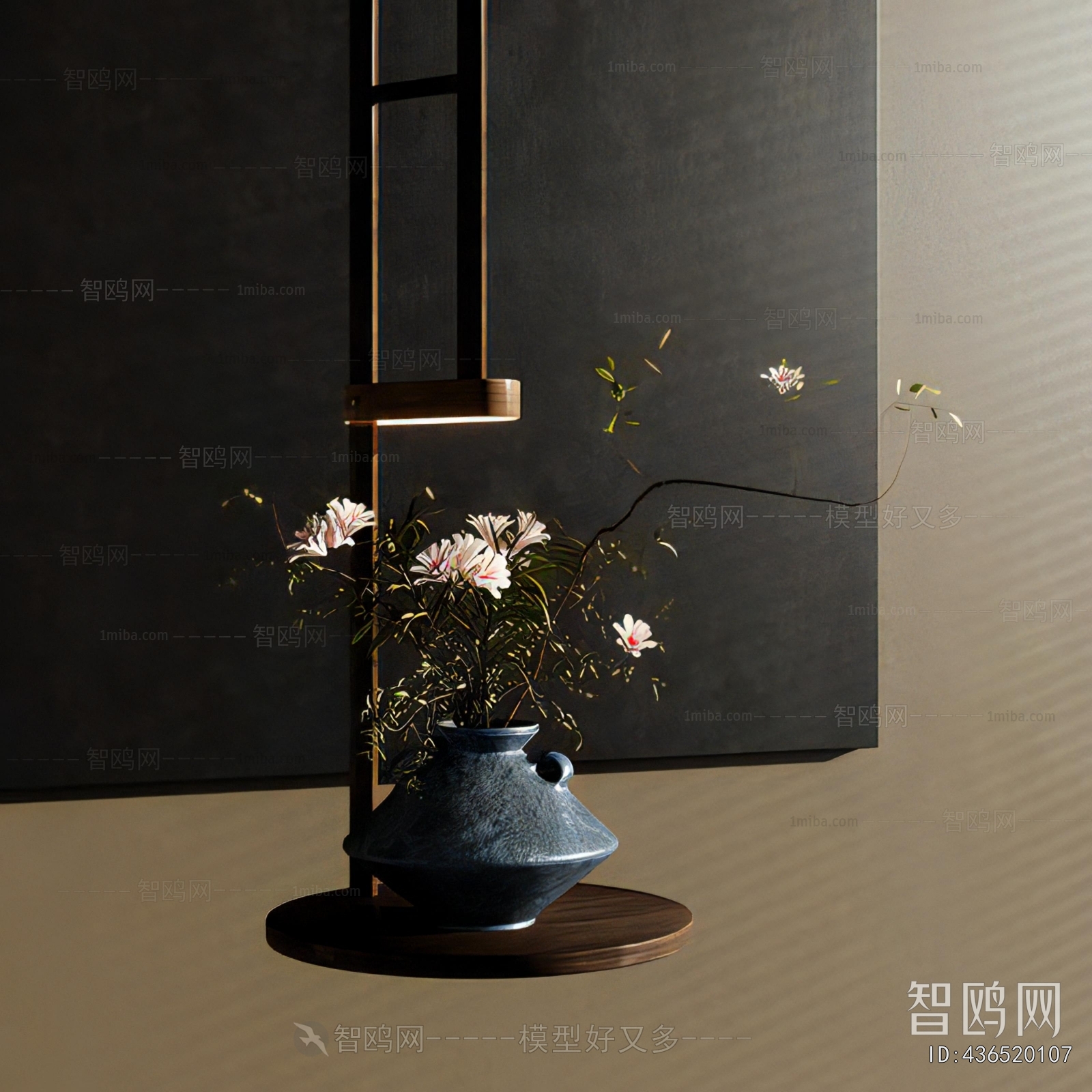 New Chinese Style Flower Arrangement