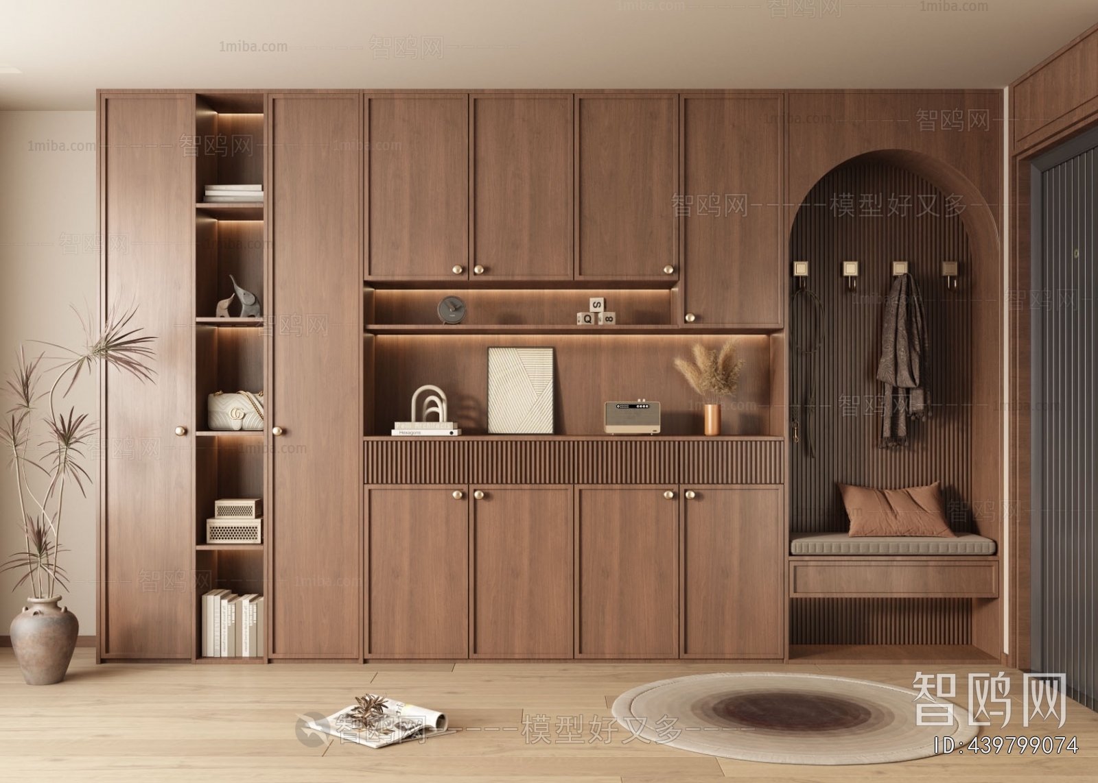 French Style Shoe Cabinet