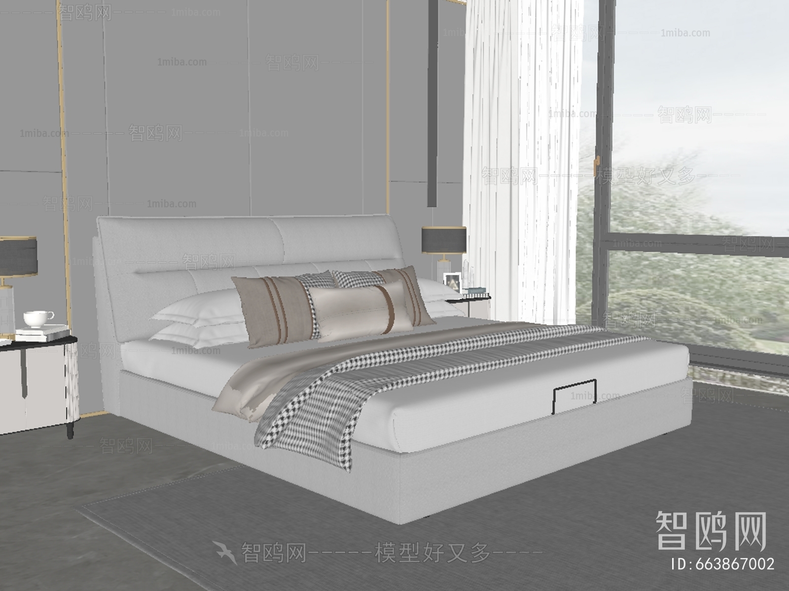 Modern Double Bed