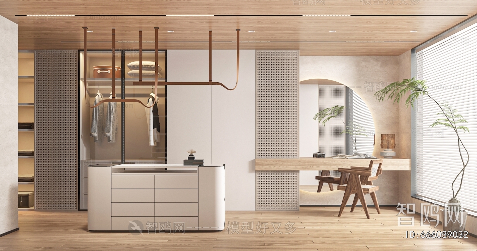 Modern Clothes Storage Area