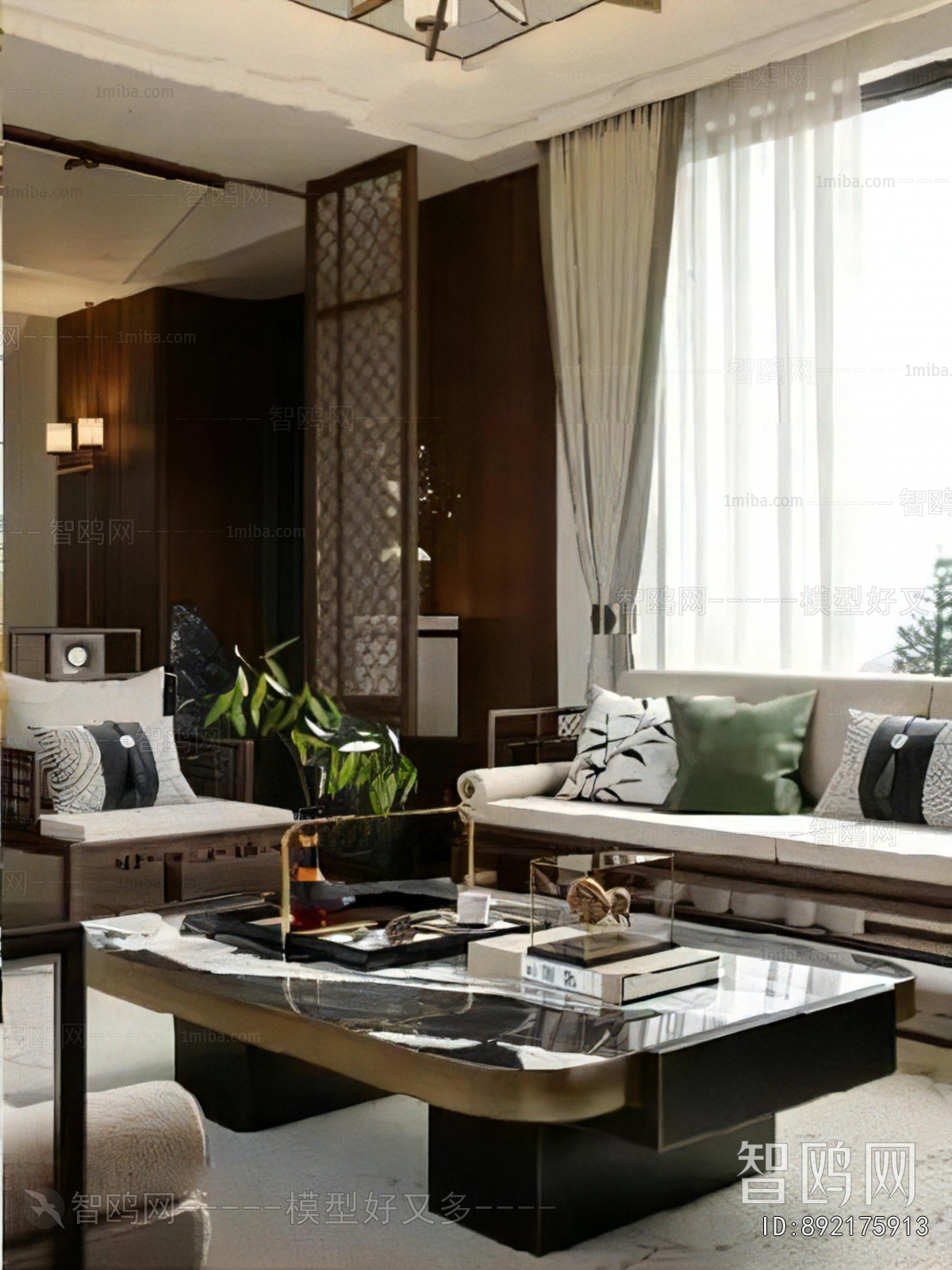 New Chinese Style Dining Room