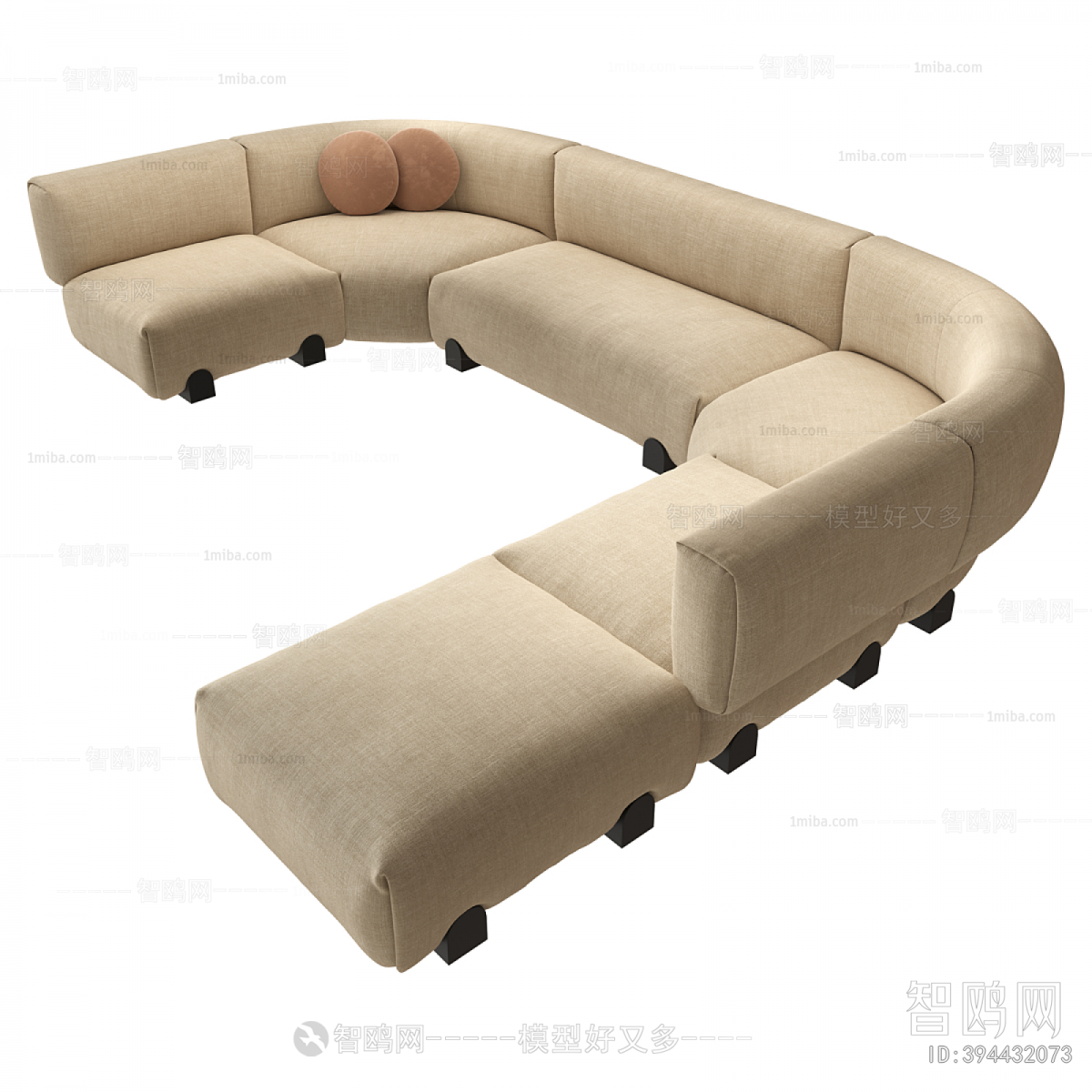Modern Curved Sofa