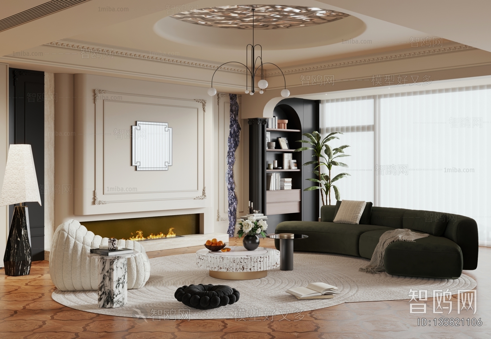 French Style A Living Room