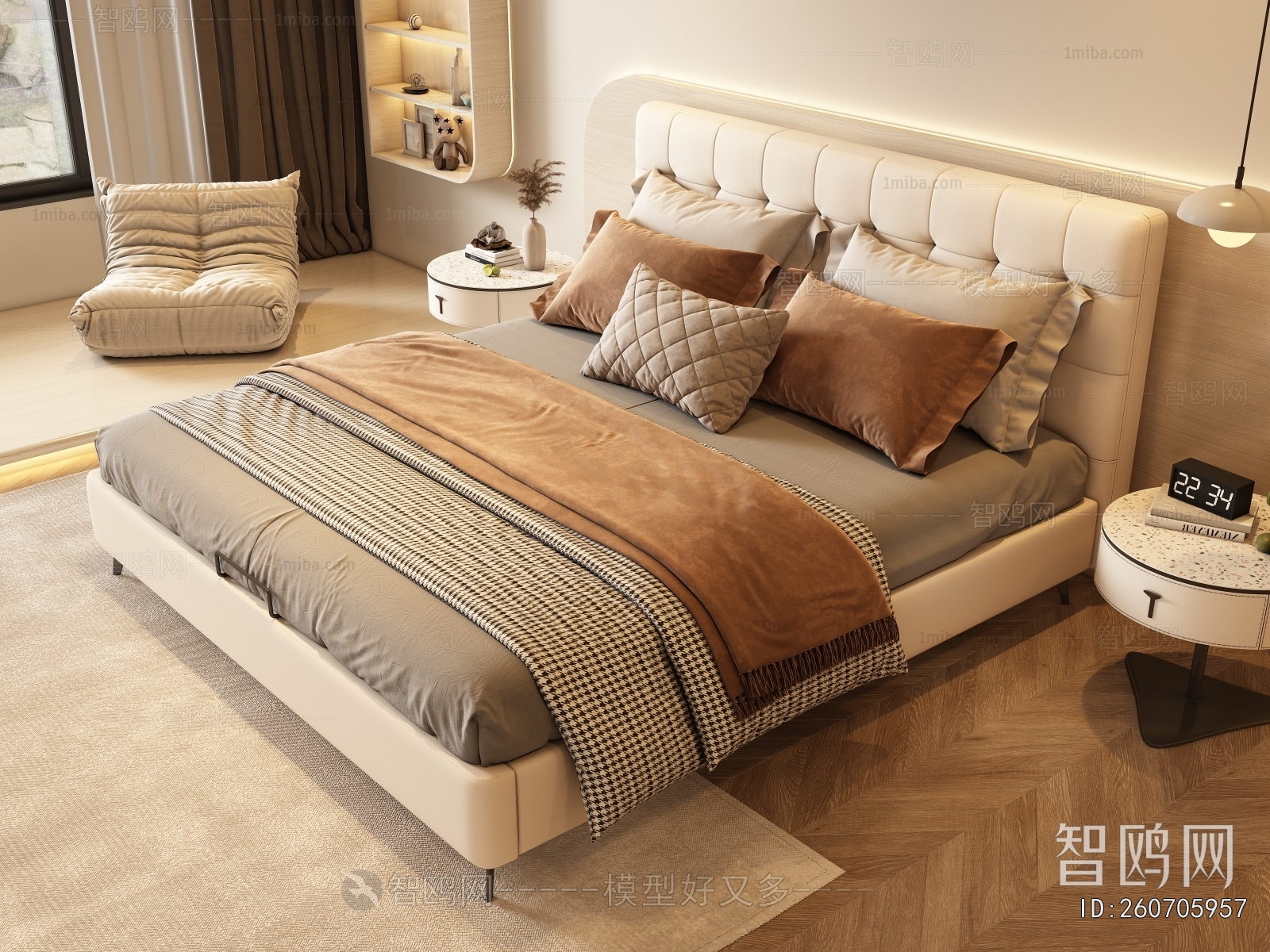 Modern Double Bed