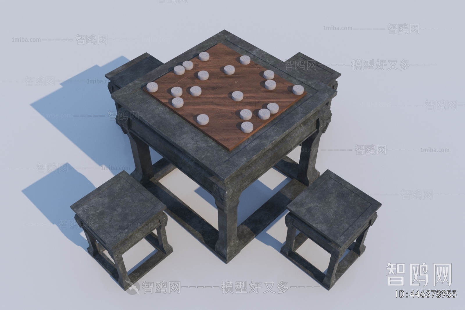 New Chinese Style Entertainment Table And Chair