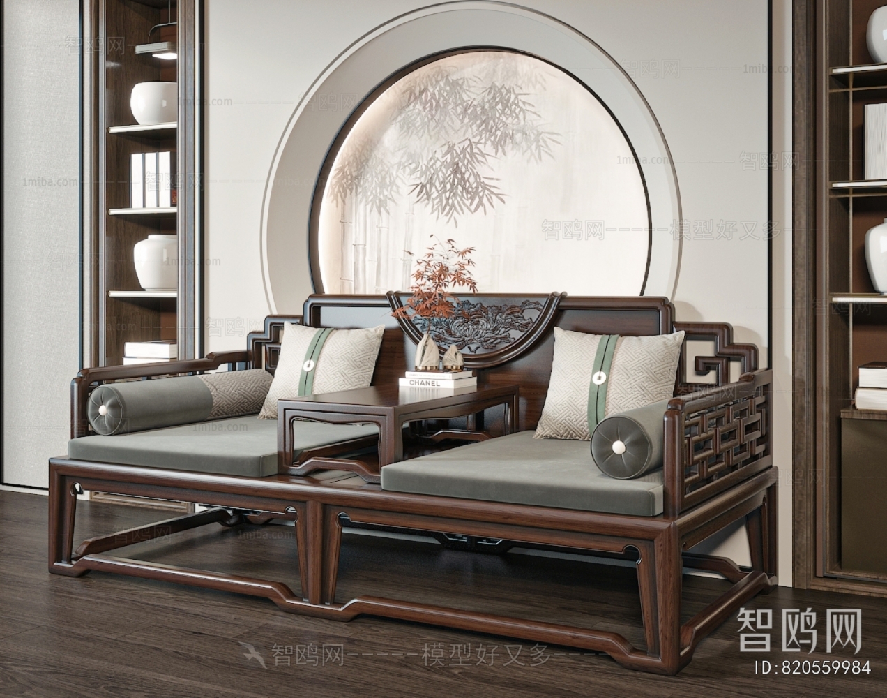 New Chinese Style Arhat Bed