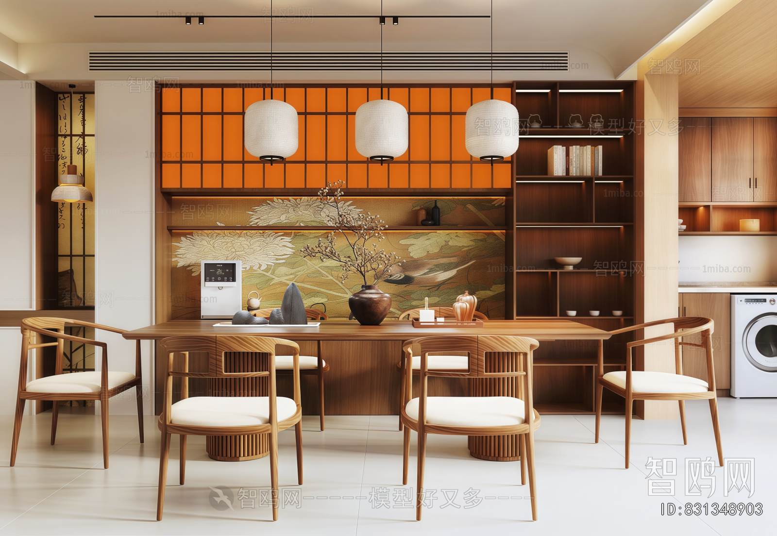 New Chinese Style Dining Room