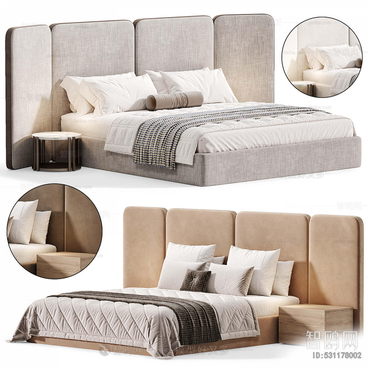 Modern Double Bed