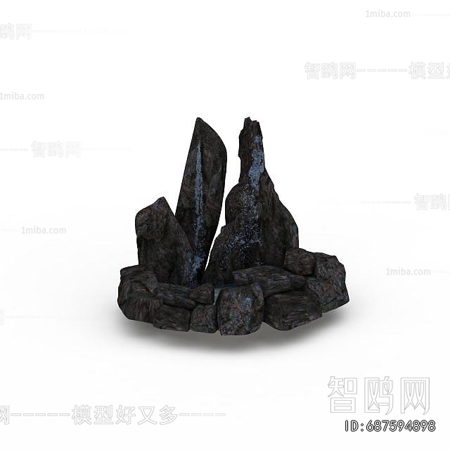 Modern Rockery Waterscape