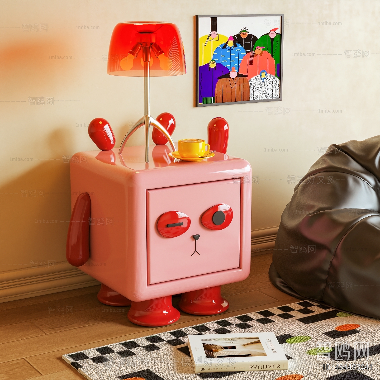 Modern Bedside Cupboard