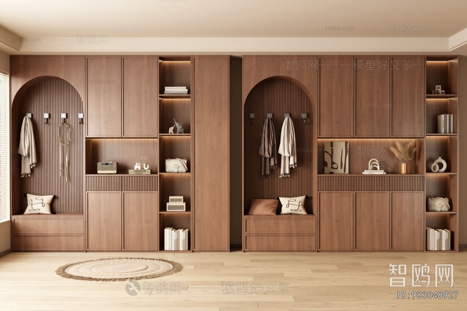 French Style Shoe Cabinet