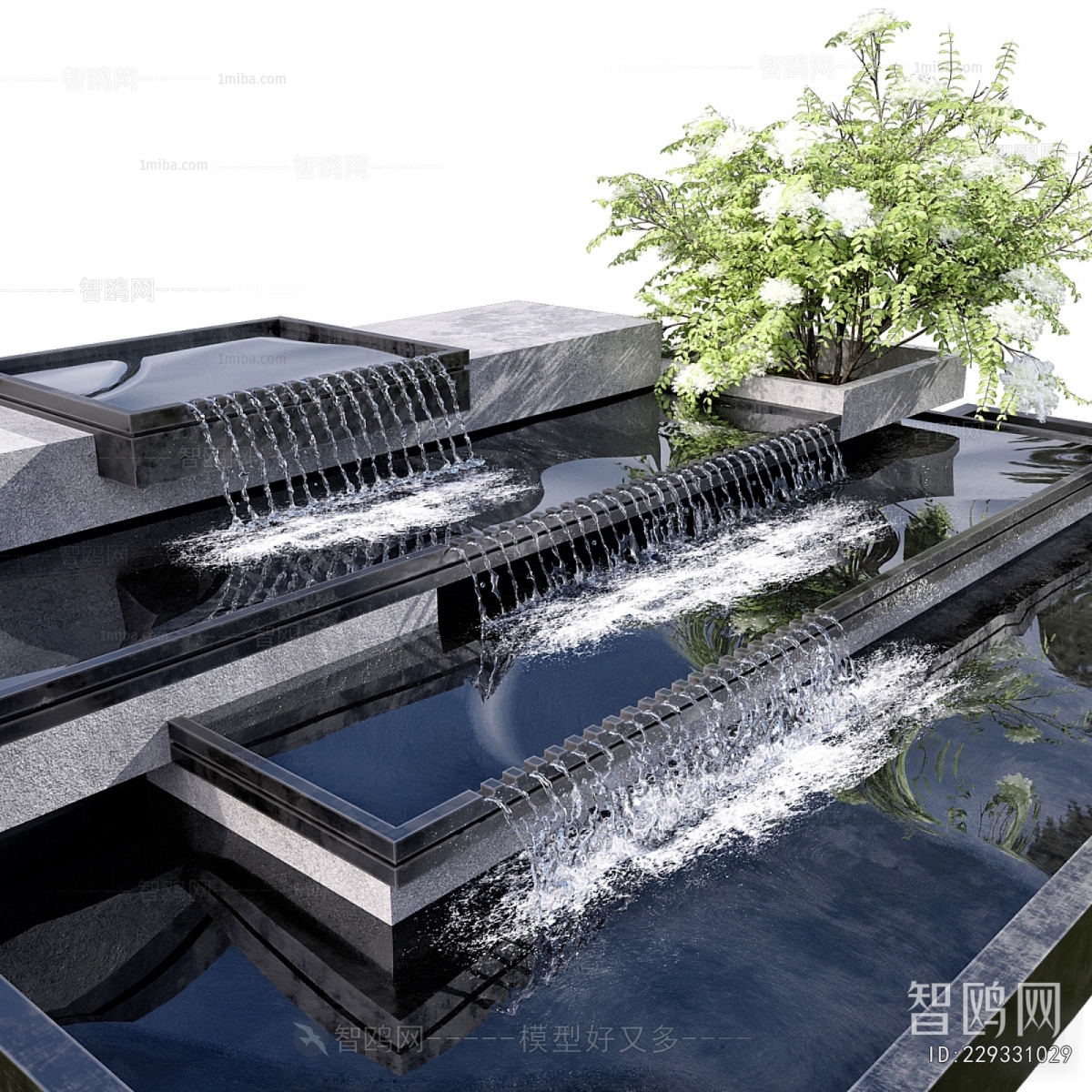 Modern Rockery Waterscape