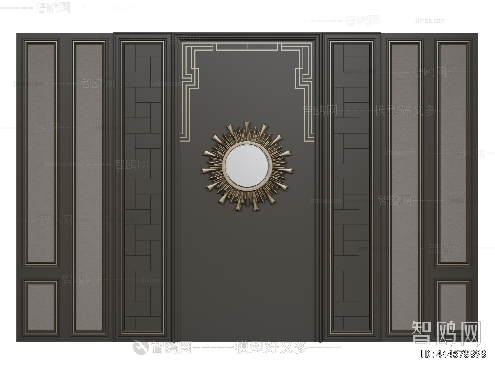 French Style TV Wall