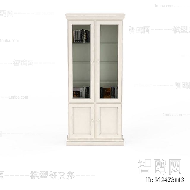 Simple European Style Bookcase