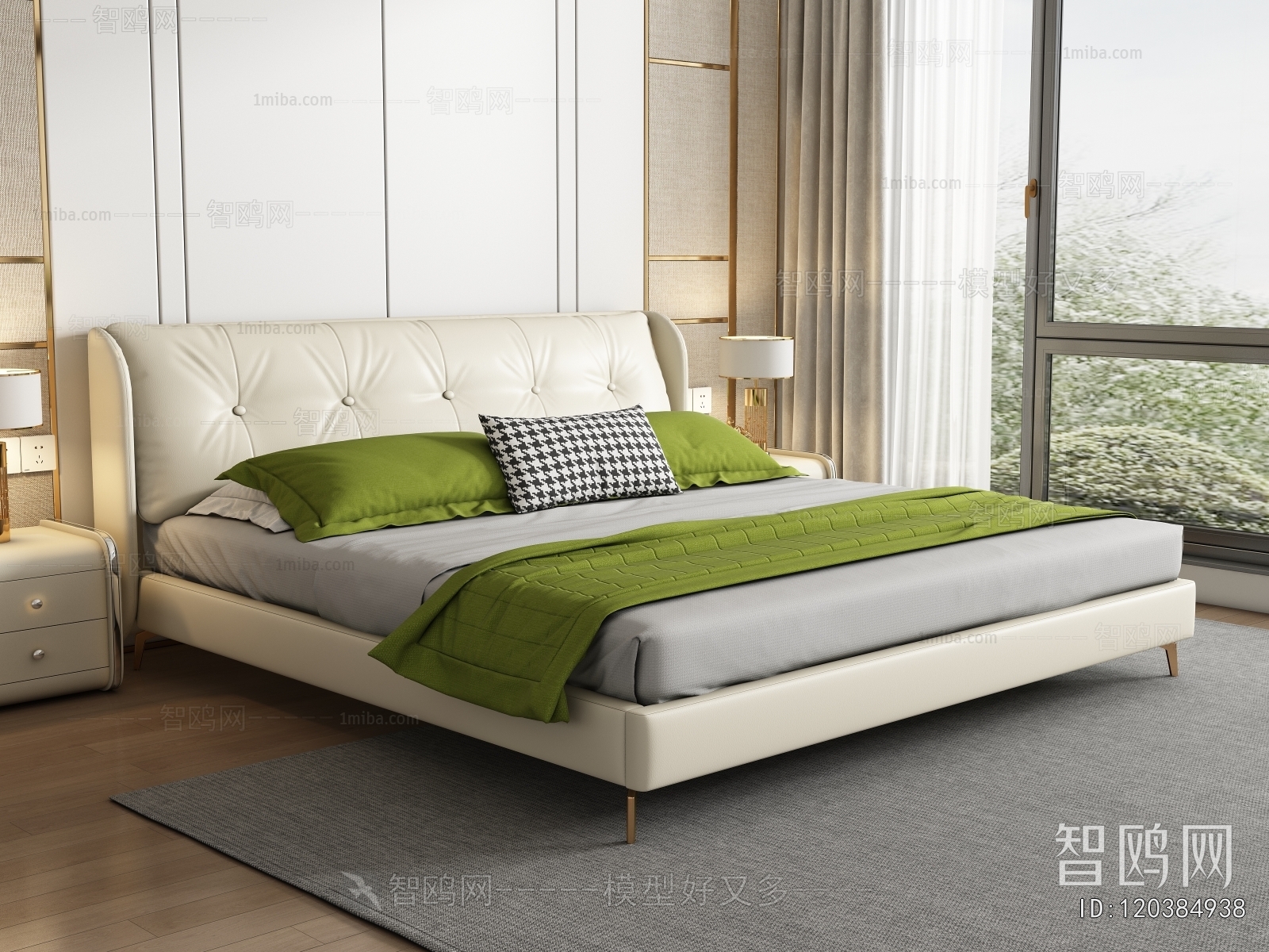 Modern Double Bed