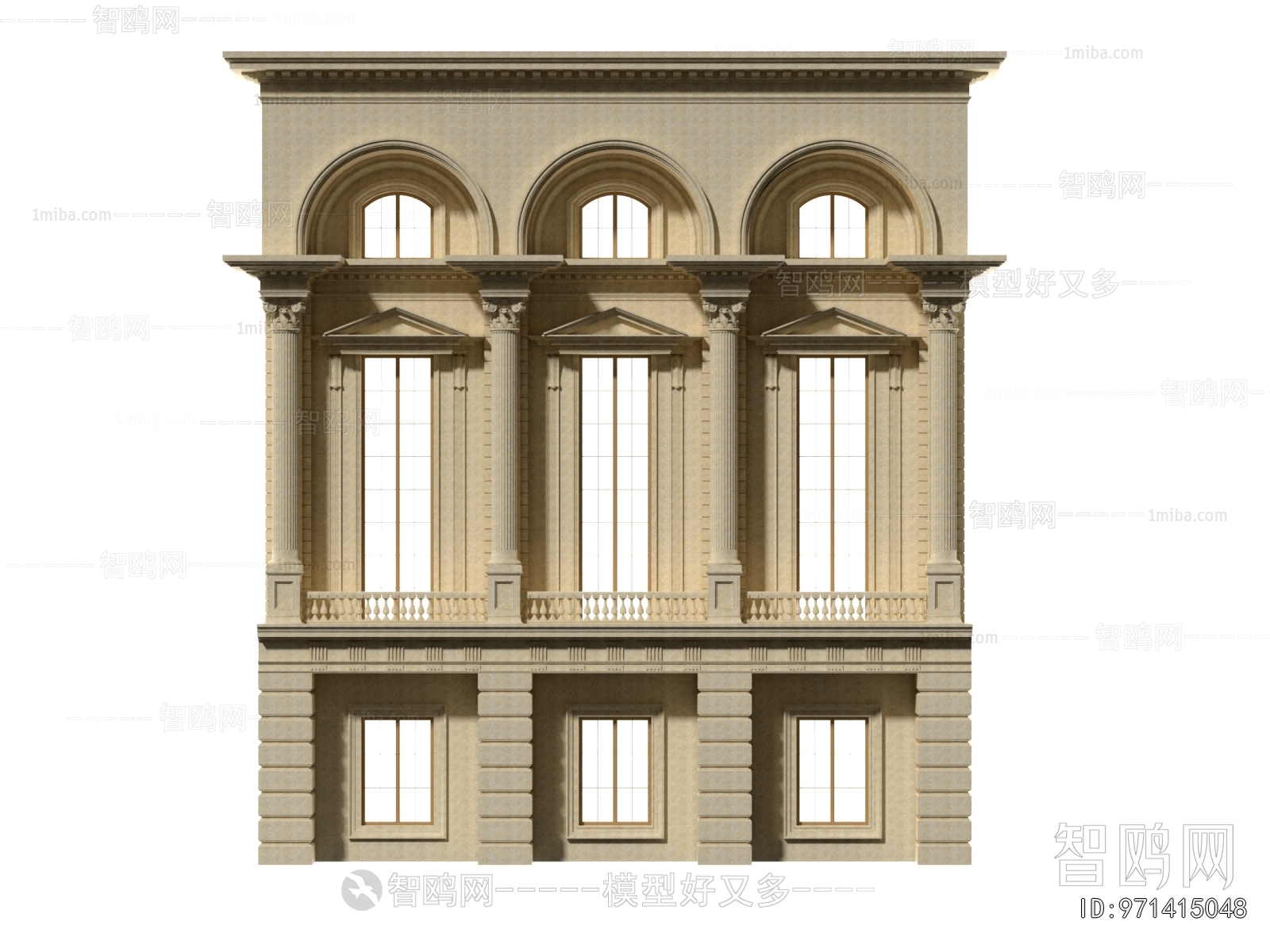European Style Building Appearance
