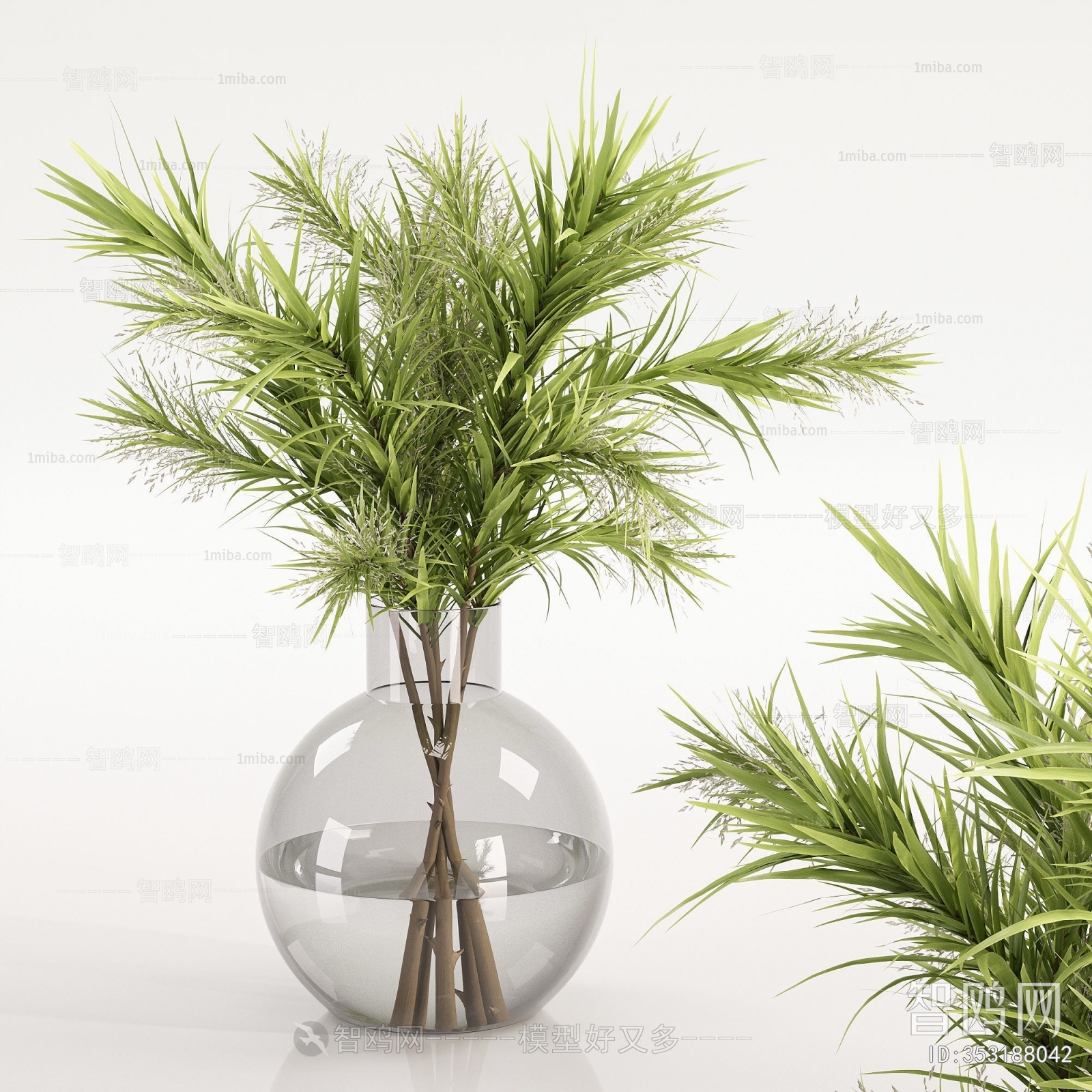 Modern Aquatic Green Plant