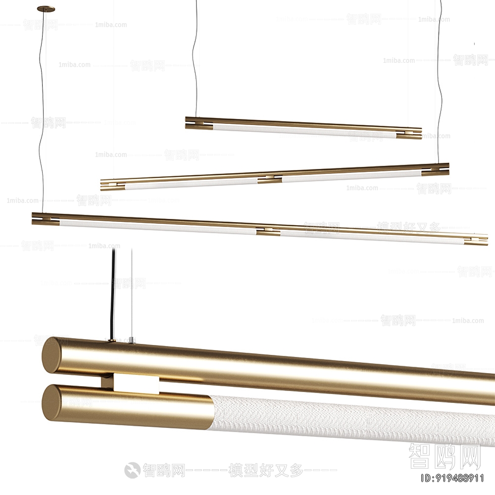 Modern Long Chandelier