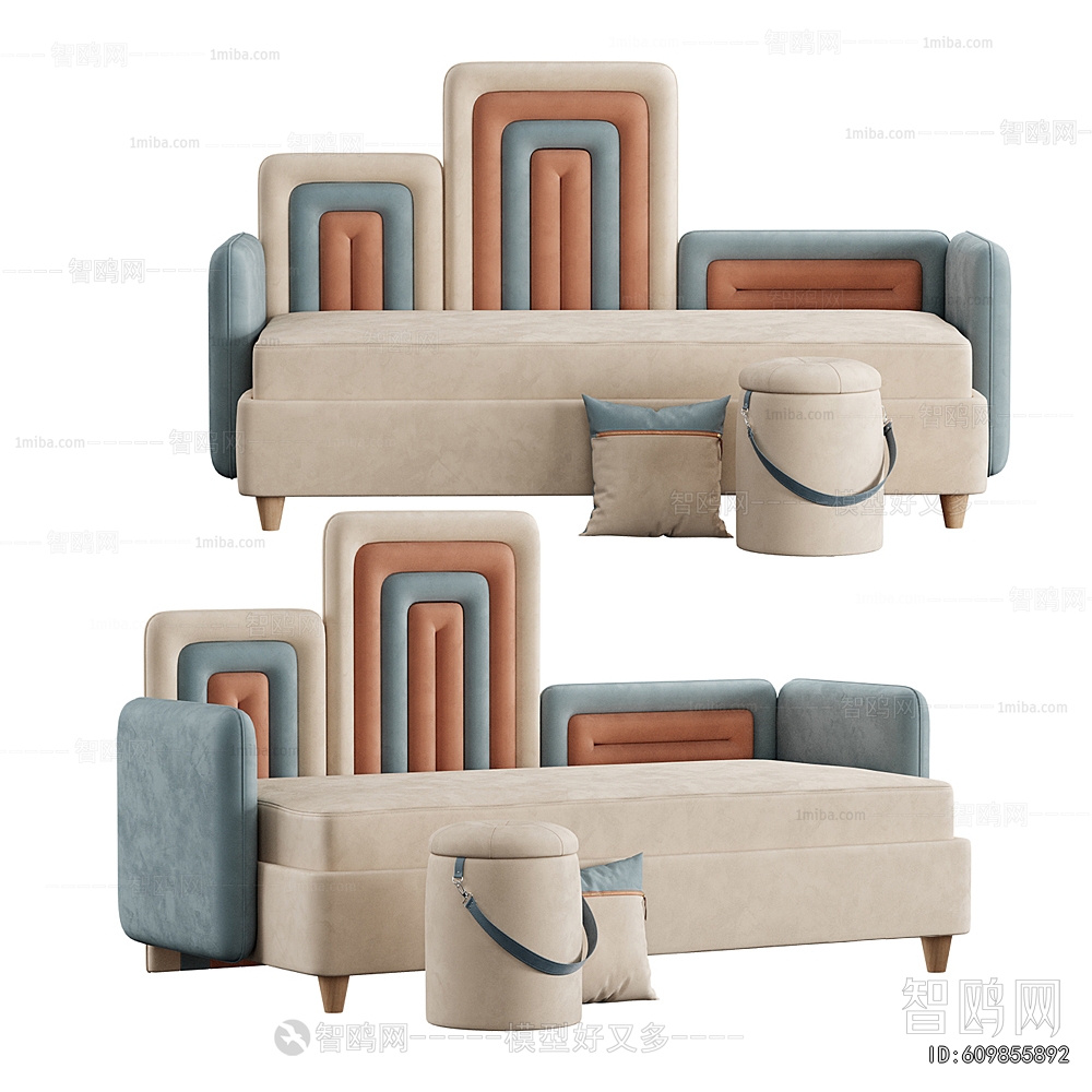 Nordic Style Multi Person Sofa