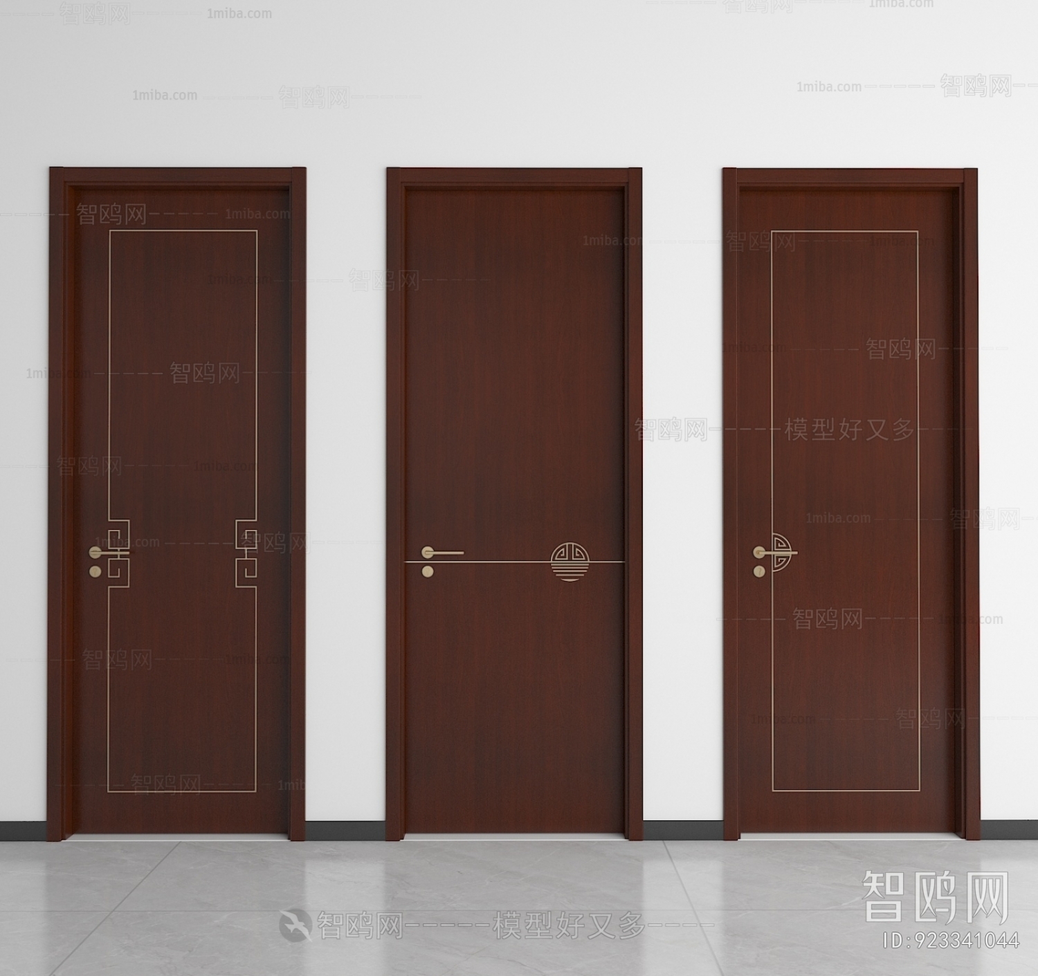 New Chinese Style Single Door