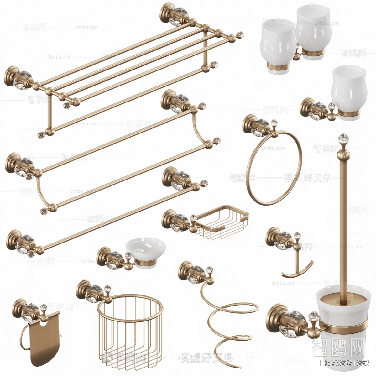 European Style Bathroom Rack