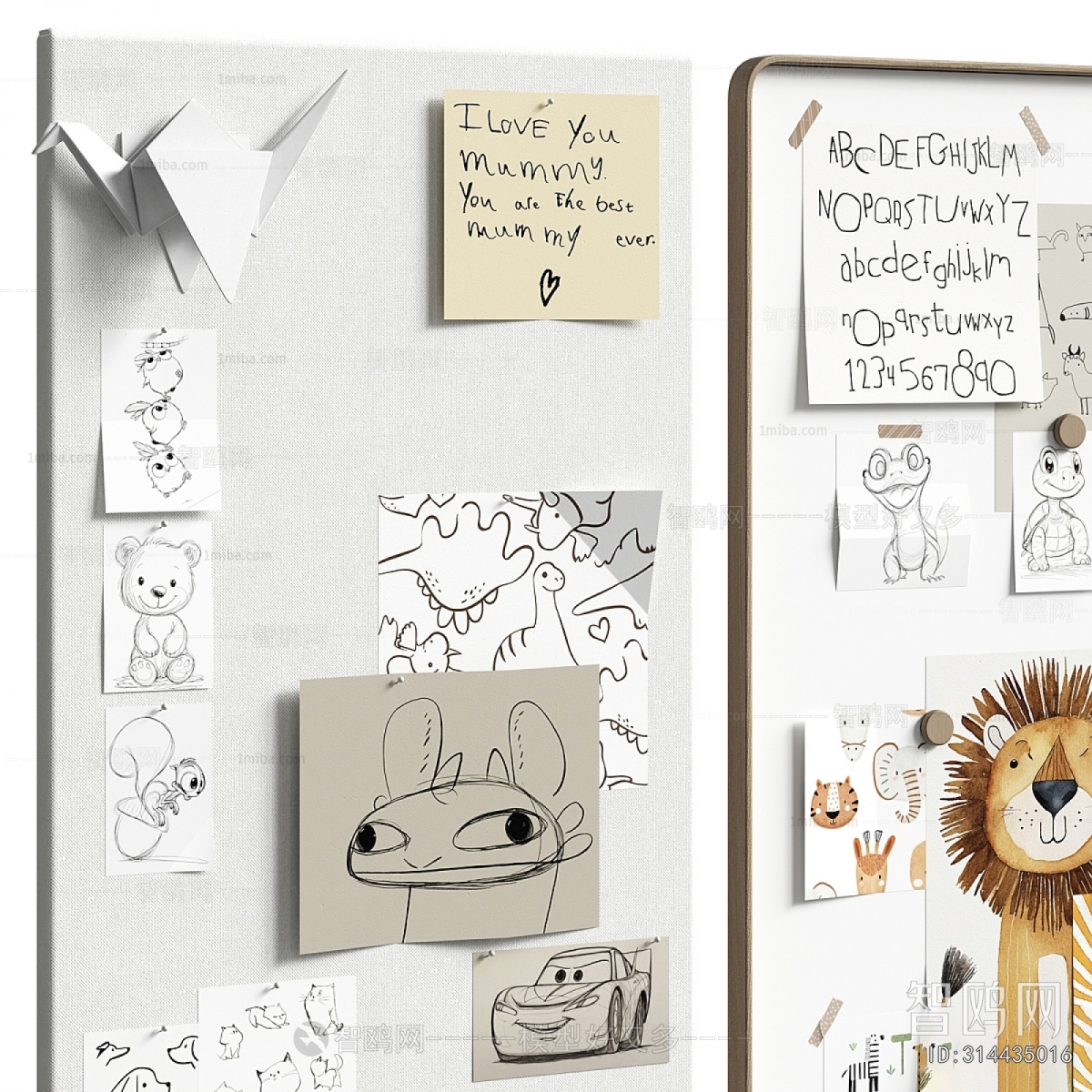 Modern Blackboard/whiteboard