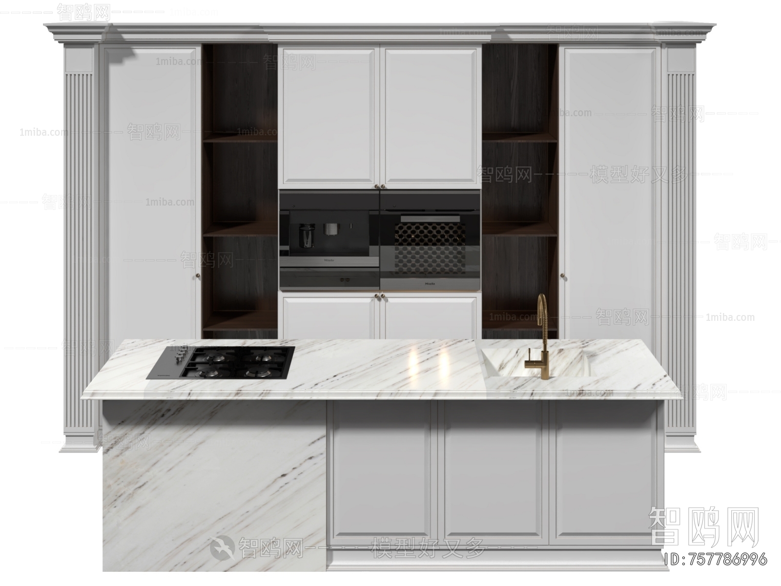 European Style Kitchen Cabinet