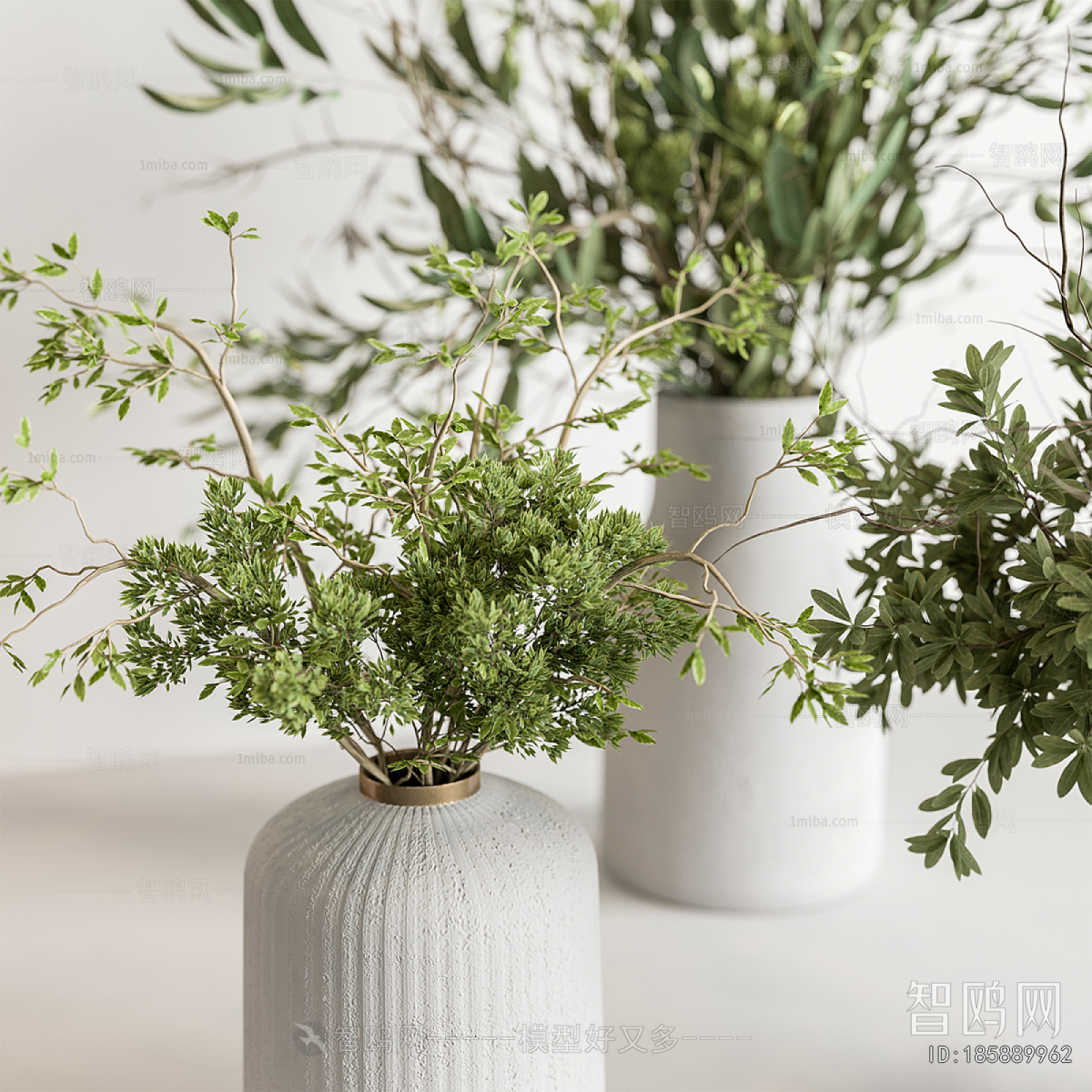 Modern Aquatic Green Plant