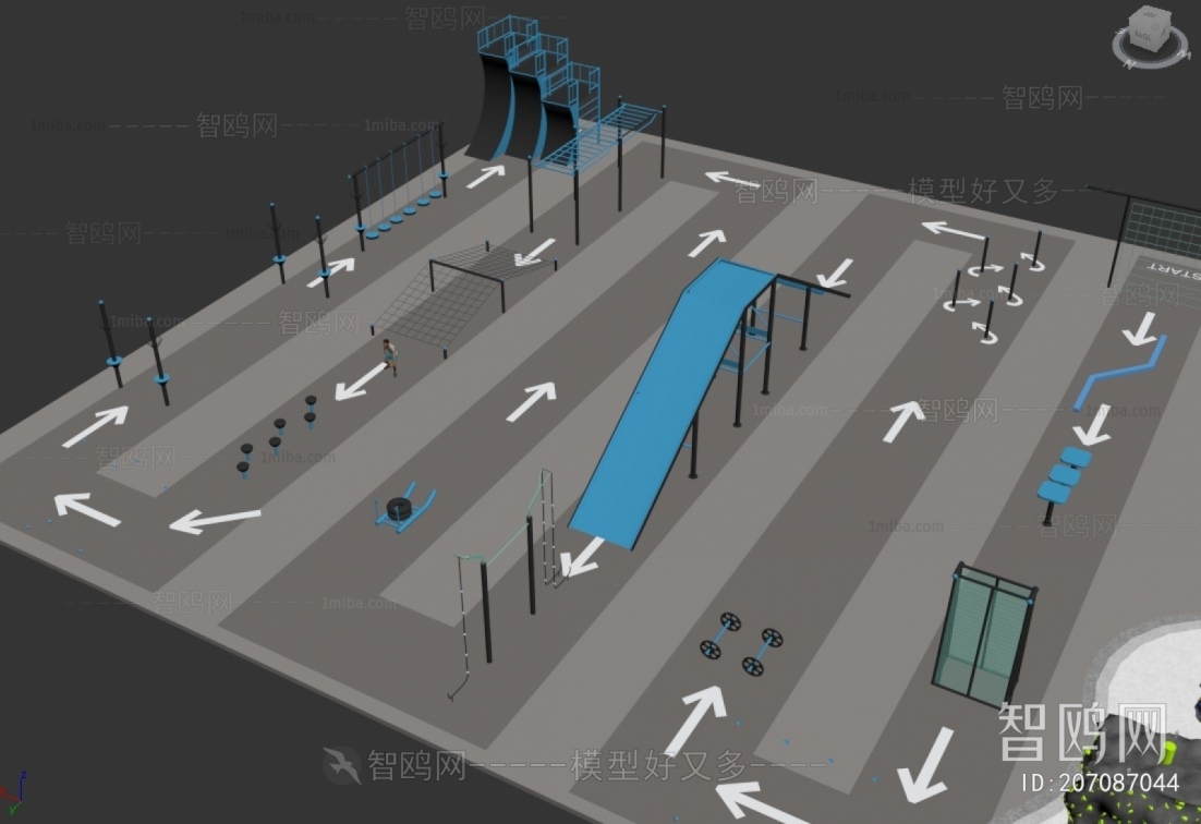 Modern Park Landscape