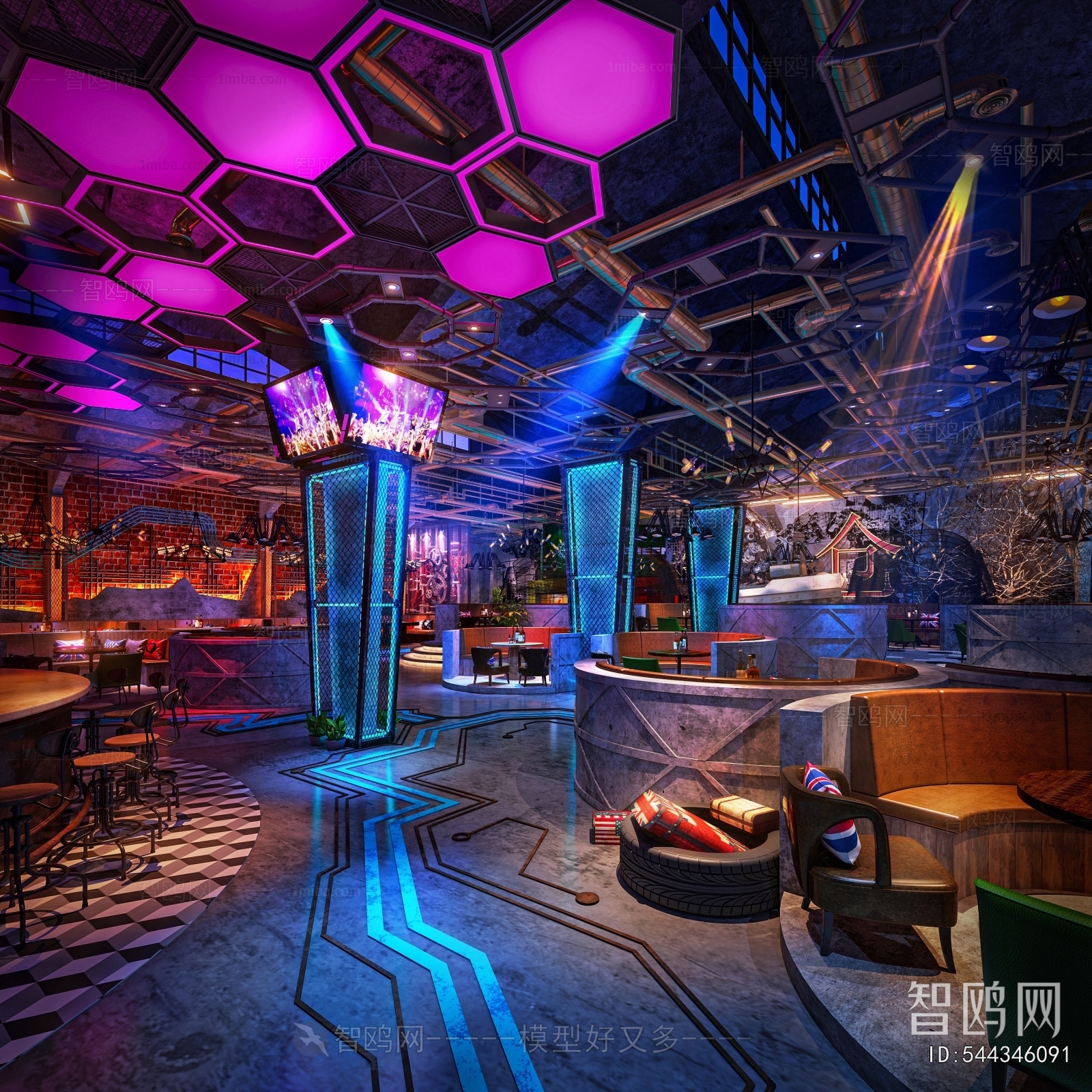 Industrial Style Bar