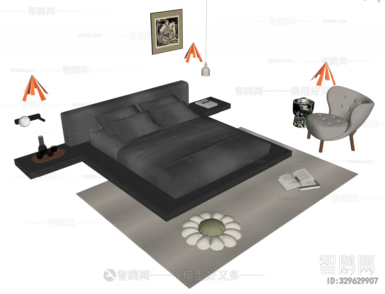 Modern Double Bed