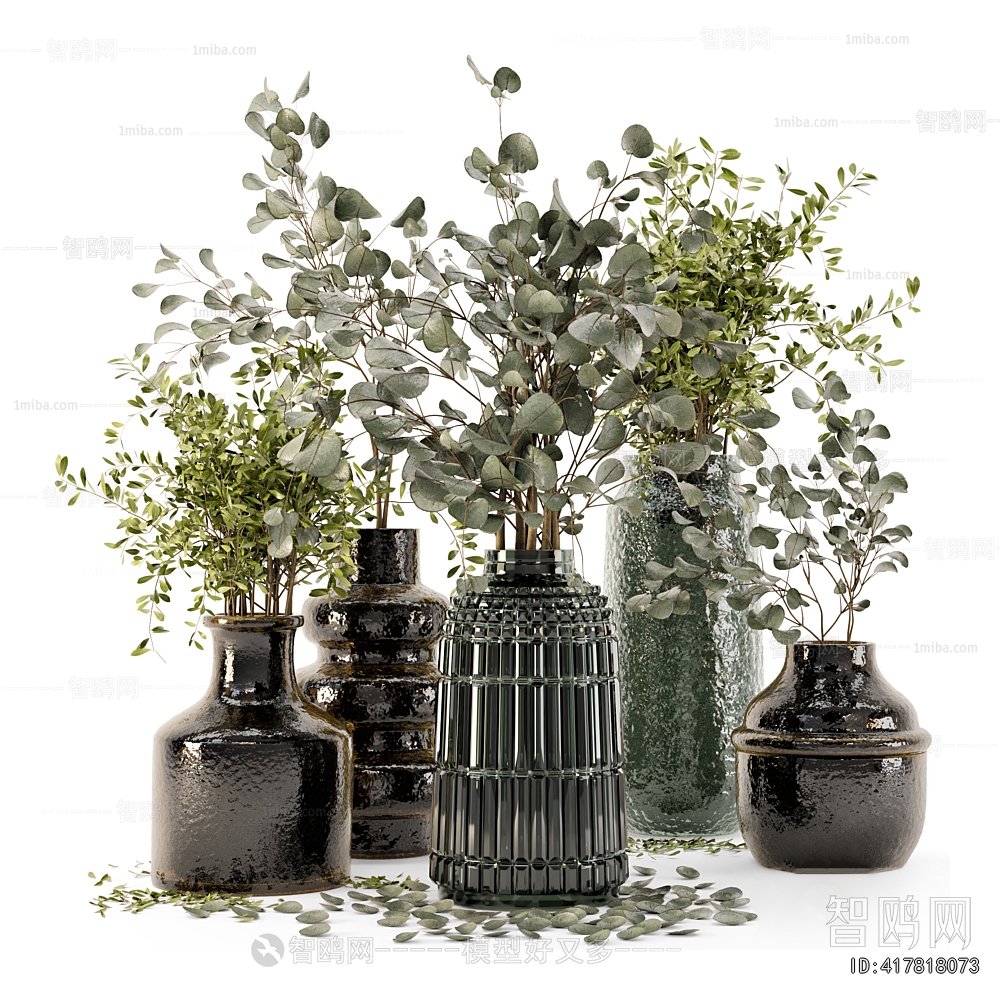 Modern Aquatic Green Plant