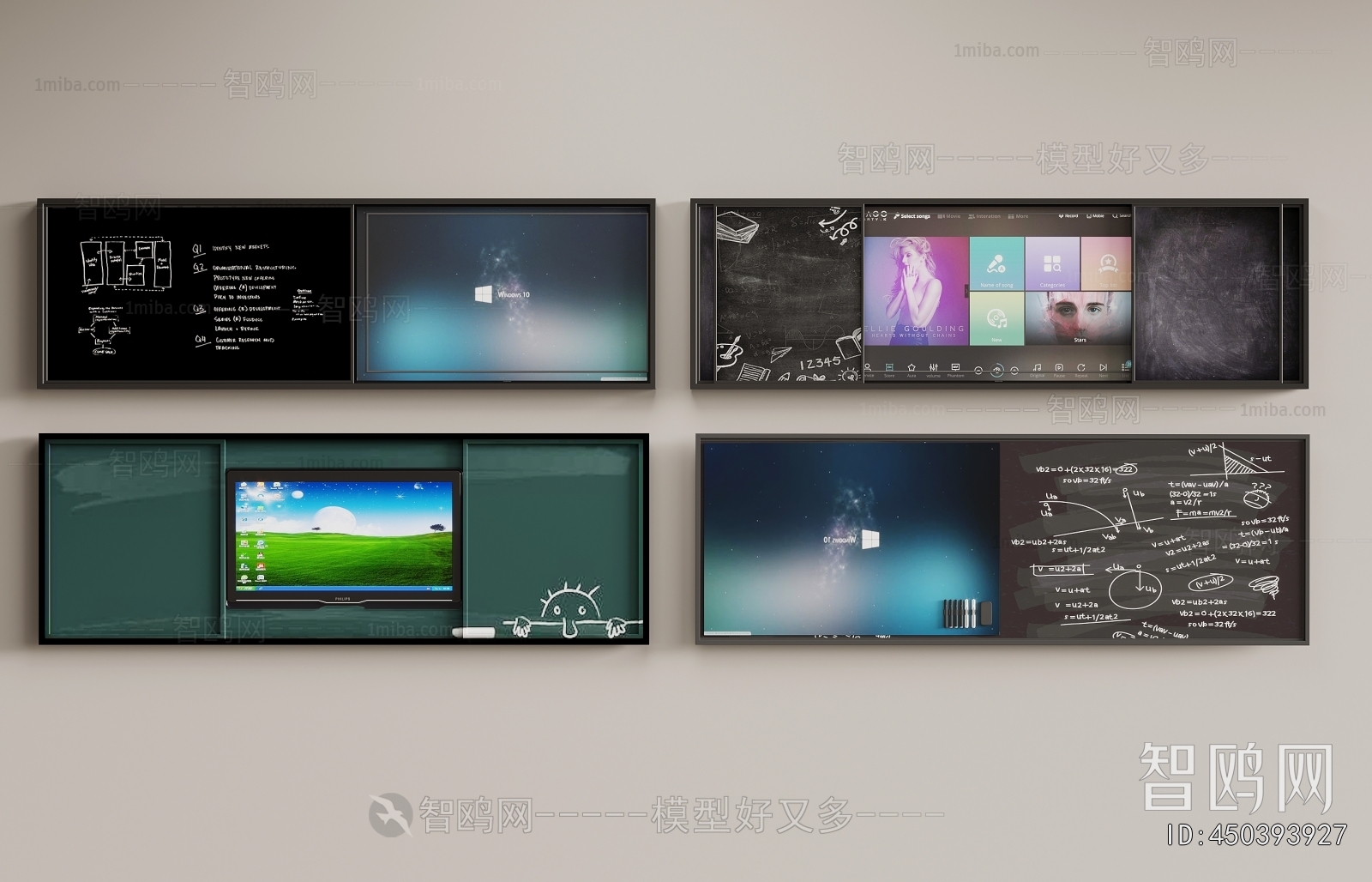 Modern Blackboard/whiteboard