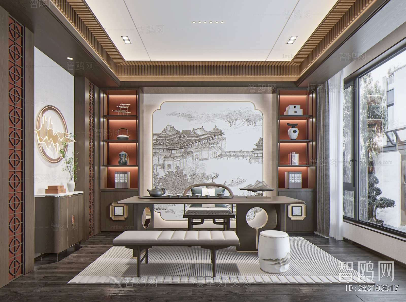 New Chinese Style Tea House