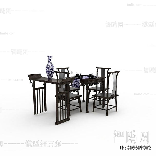 New Chinese Style Dining Table And Chairs