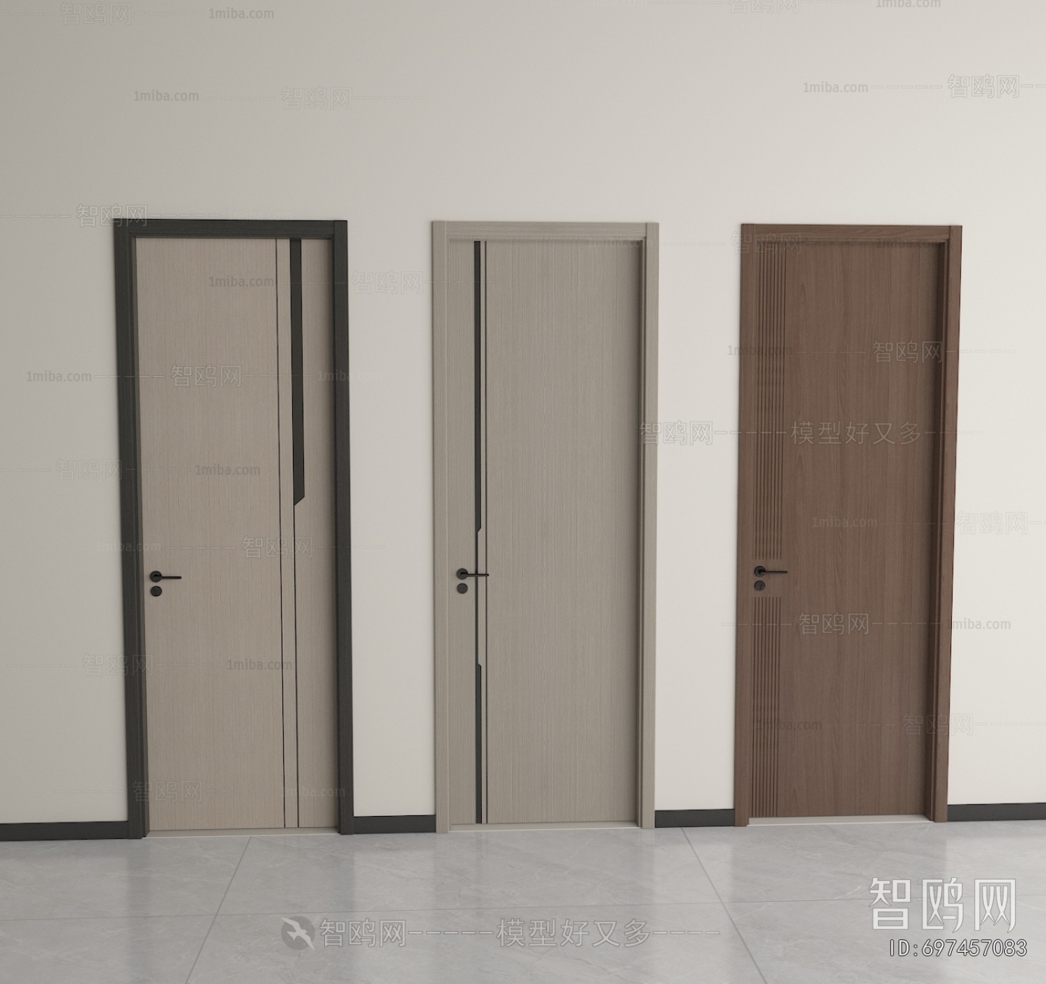 Modern Single Door