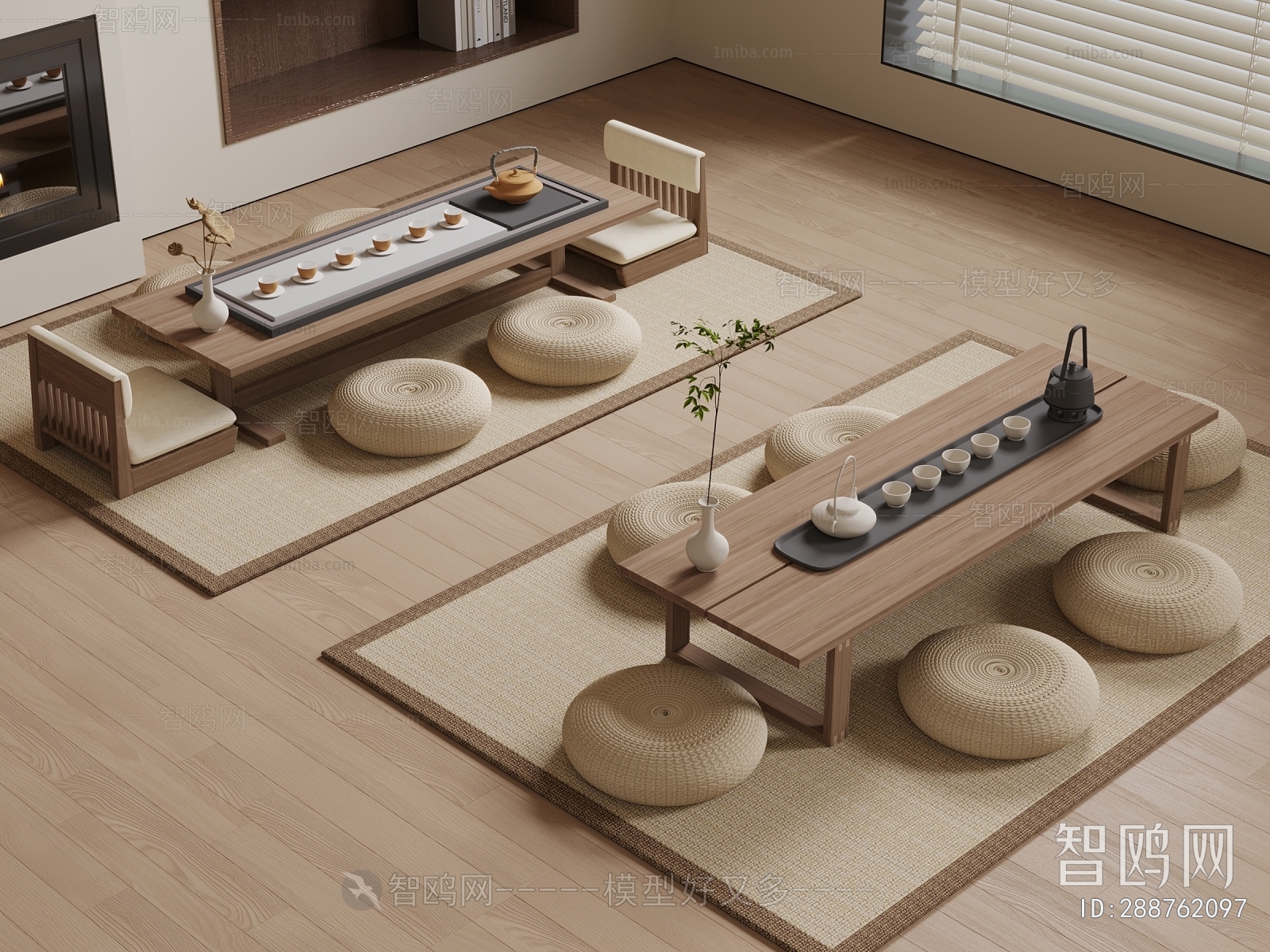Japanese Style Tea Tables And Chairs