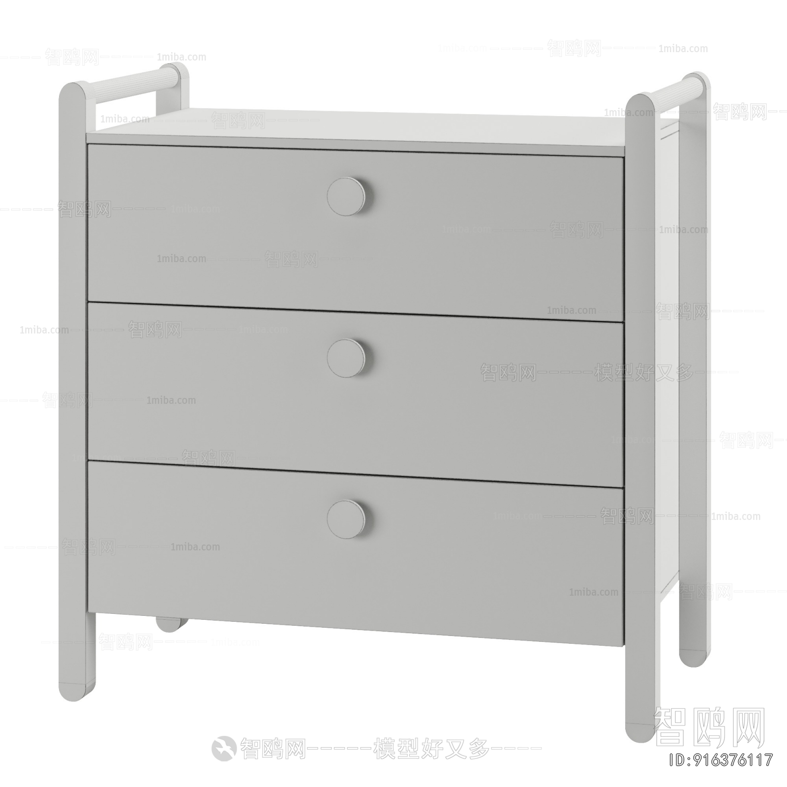 Nordic Style Bedside Cupboard