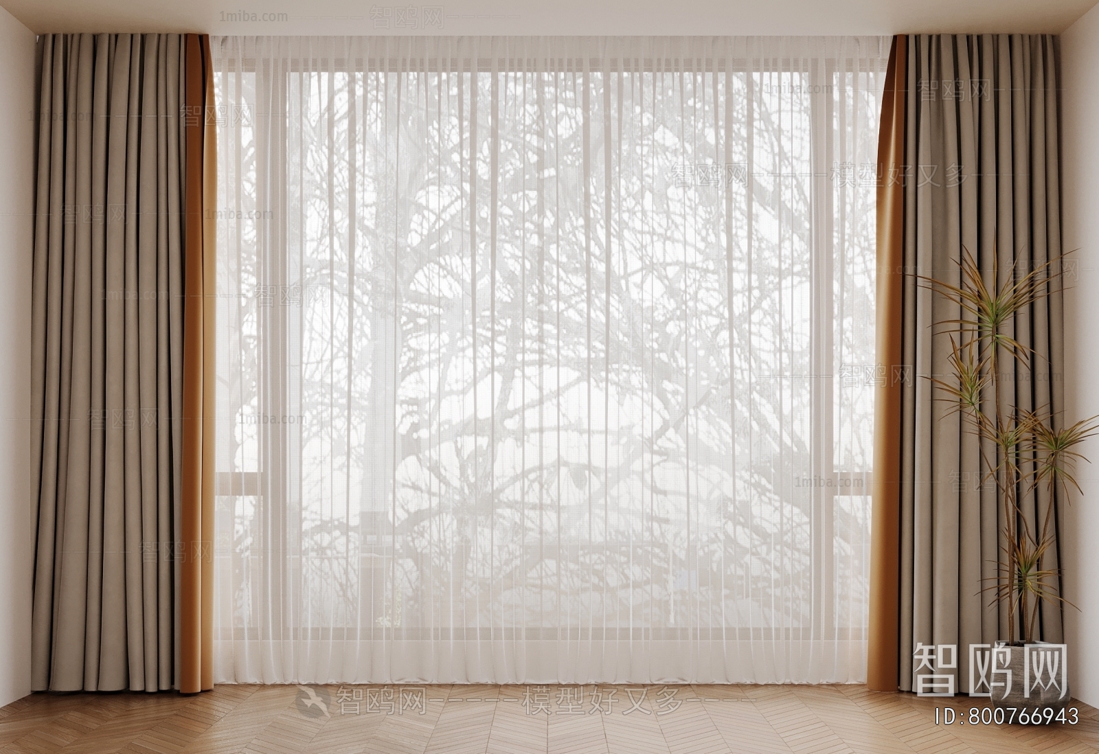 Modern The Curtain