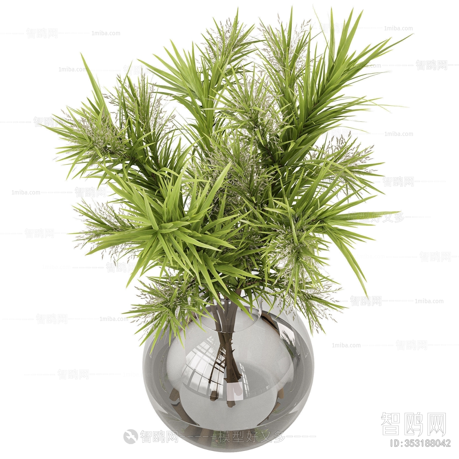 Modern Aquatic Green Plant