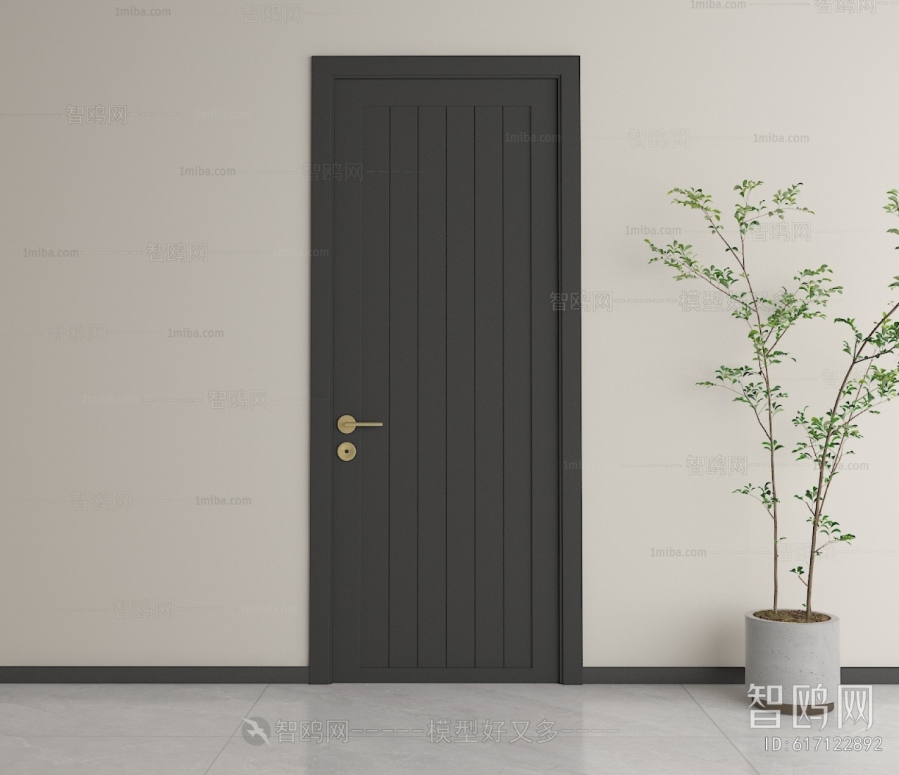 Modern Single Door